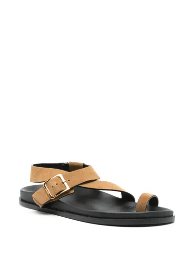 Alohas Siren Suede Leather Sandals In 中性色