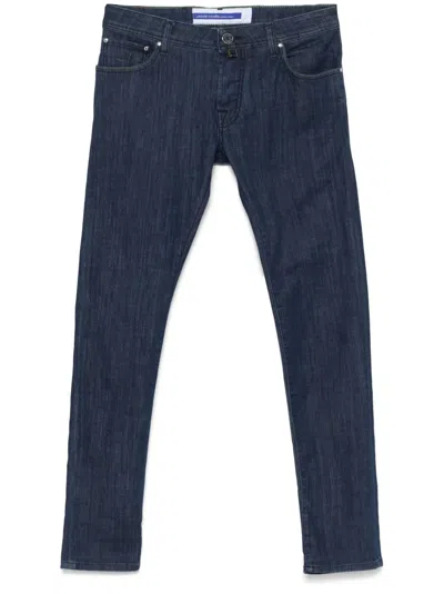 Jacob Cohen Slim Fit 5 Pocket Bard Denim In 蓝色