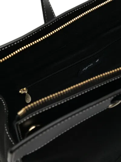 Agnès B. Canvas 2-way Tote Bag In 黑色