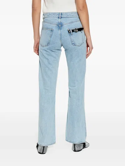 Coperni Logo-plaque Jeans In 蓝色