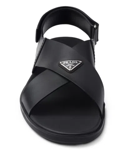 CROSS-STRAP SANDALS