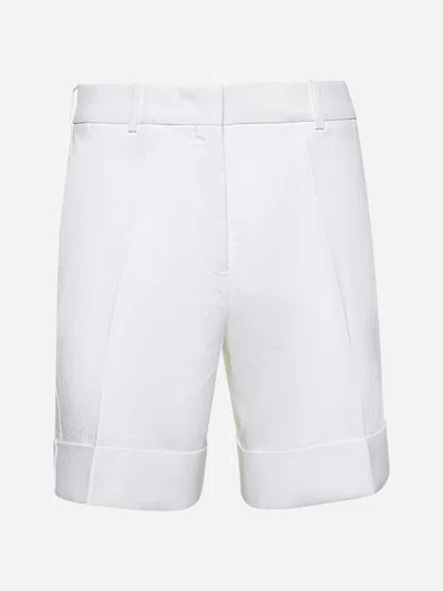 Jil Sander White Straight Leg Shorts