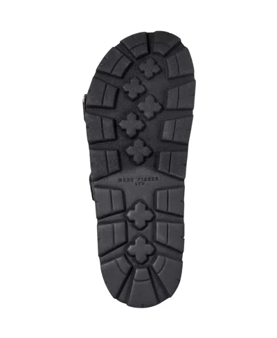 Marc Fisher Ltd Women's Mylan Footbed Sandal In Black