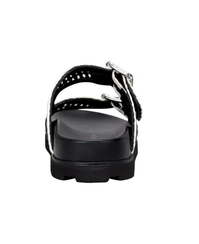 Marc Fisher Ltd Women's Mylan Footbed Sandal In Black