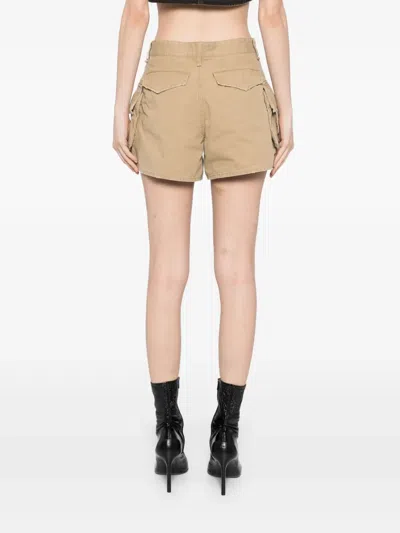 Jnby Mini Cargo Shorts In Neutrals