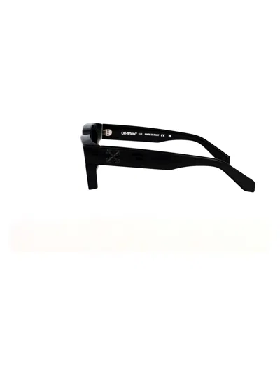 Off-white Black Silverstone Sunglasses In Black Dark Grey