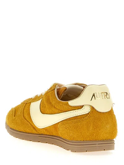 Autry Mineral Yellow Windspin Sneaker In Yellow