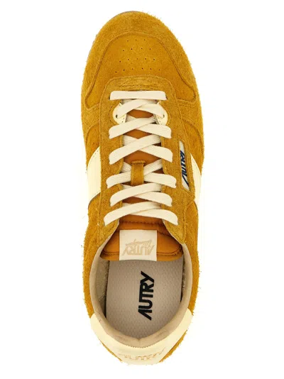 Autry Mineral Yellow Windspin Sneaker In Yellow