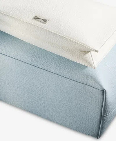 Inc International Concepts Chloiey Extra Large 2-in-1 Tote, Exclusively At Macy's In Blue,vanilla