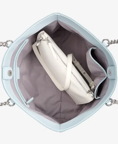 Inc International Concepts Chloiey Extra Large 2-in-1 Tote, Exclusively At Macy's In Blue,vanilla