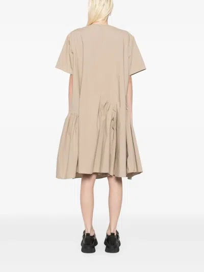 Jnby Asymmetric Dress In Neutrals