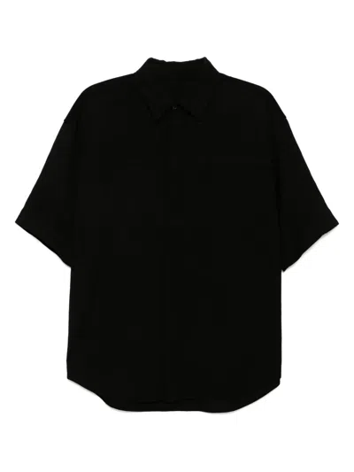 Croquis Short-sleeved Shirt In Black