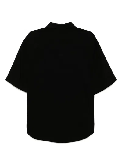 Croquis Short-sleeved Shirt In Black