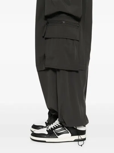 Croquis Wide-leg Cargo Trousers In Grey