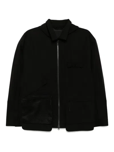 Croquis Military Hooded Jacket In Black