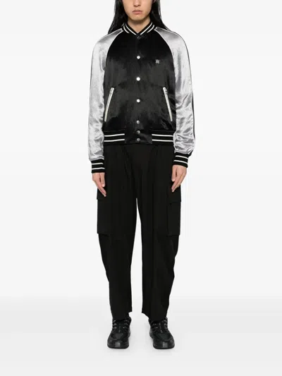 Croquis Cargo Tapered Trousers In Black