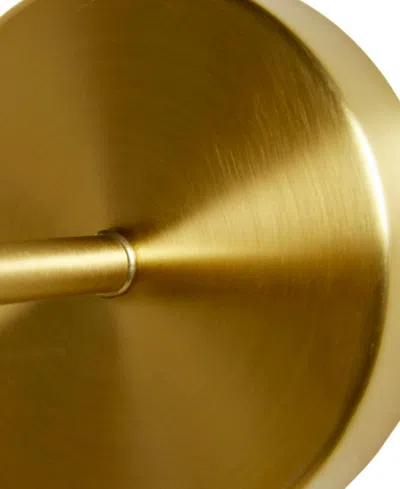 Ink+ivy Luminex White Ceramic Wall Sconce With Adjustable Swing Arm In Gold/white Color In Gold,white