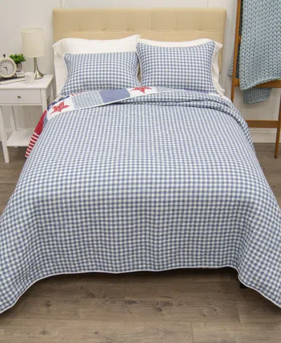 Donna Sharp Stars And Stripes Americana 2-pc. Quilt Set, Twin In Multi