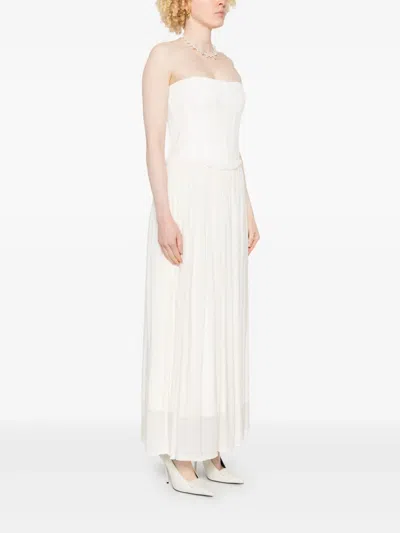 Simkhai Adayls Midi Dress In White
