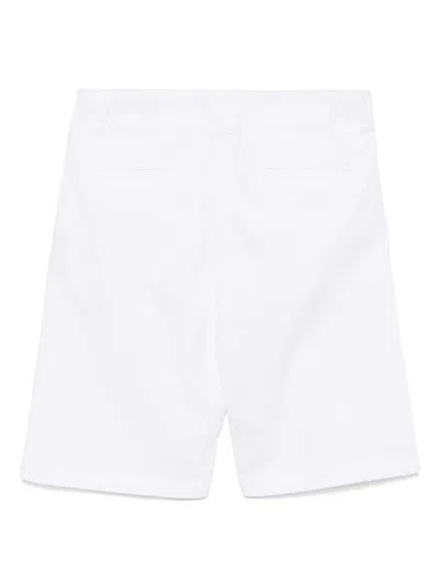 Balmain Denim Shorts In White
