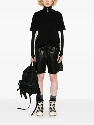 Jil Sander Logo-patch T-shirt In Black