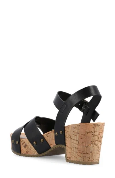 Journee Collection Collection Women's Tru Comfort Foam Valentina Sandals In Black