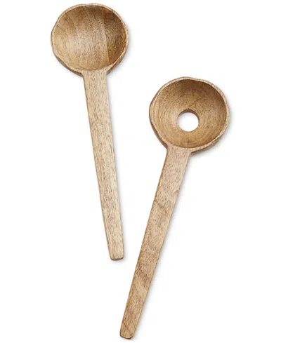 Oake Wooden 2 Piece Salad Server Set, Exclusively At Macys In Wood