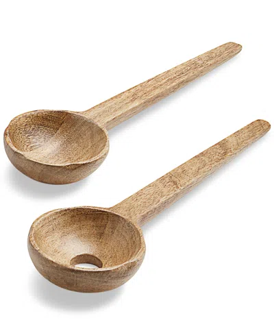 Oake Wooden 2 Piece Salad Server Set, Exclusively At Macys In Wood