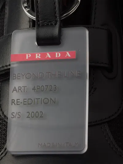 Prada Men's America's Cup Original Sneakers In Black