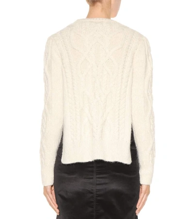 Shop Isabel Marant Gayle Baby Alpaca And Merino Wool-blend Knitted Sweater