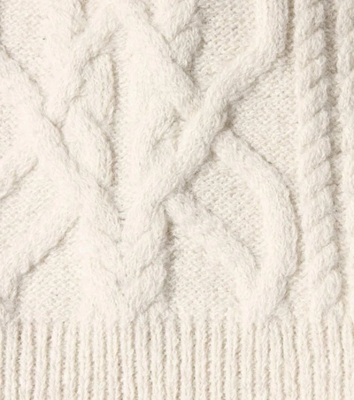 Shop Isabel Marant Gayle Baby Alpaca And Merino Wool-blend Knitted Sweater