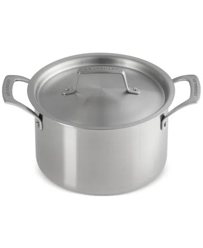 Le Creuset Essential Stainless Steel Deep Round Stockpot With Lid, 4 Qt. In Stainless Steel
