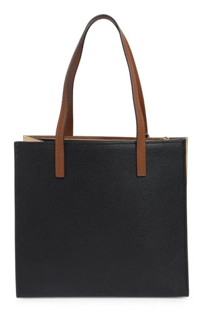 Marc Jacobs Mini Grind Leather Tote In Black Multi