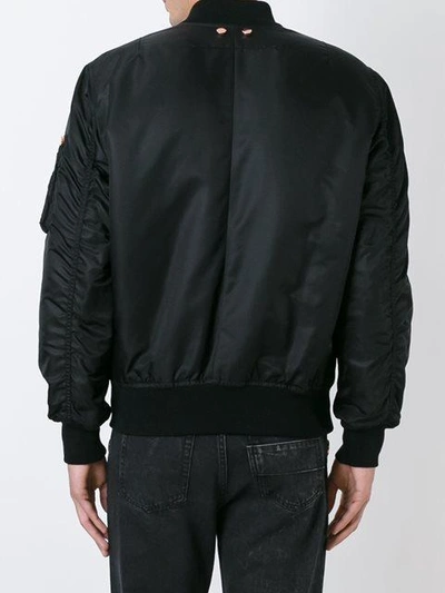Givenchy Double Zip Nylon Bomber Jacket, Black | ModeSens