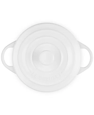 Le Creuset 24-ounce Mini Stoneware Cocotte In White