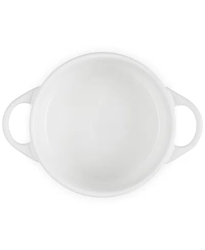 Le Creuset 24-ounce Mini Stoneware Cocotte In White