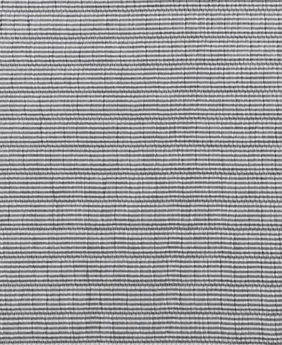 Tommy Hilfiger Ithaca Stripe Cotton Reversible 2-pc. Quilt Set, Twin In White,core Navy