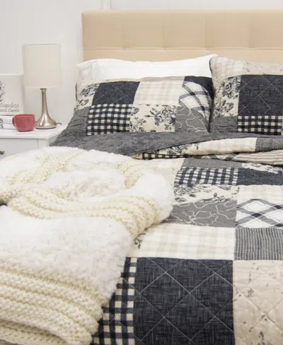 Donna Sharp Augusta Rustic 3-pc. Quilt Set, King In Multi