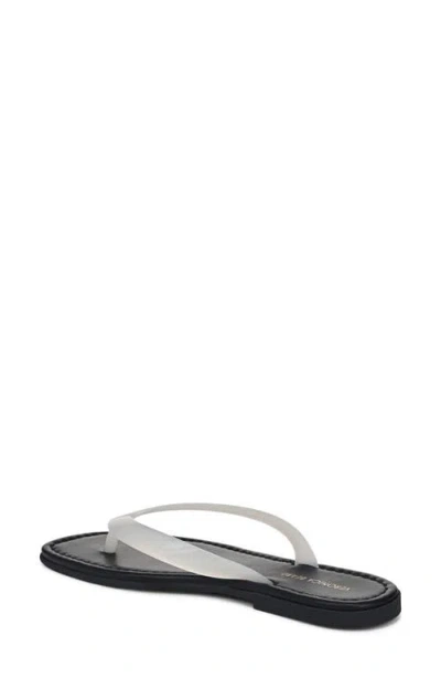 Veronica Beard Clea Jelly Flip-flop Sandal In Coconut