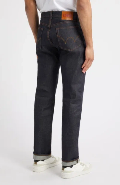Edwin Straight Leg Jeans In Black