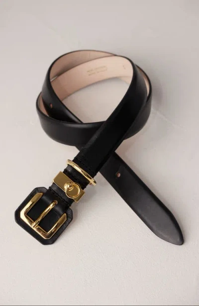 Dehanche Déhanche Jolinard Leather Belt In Black/gold