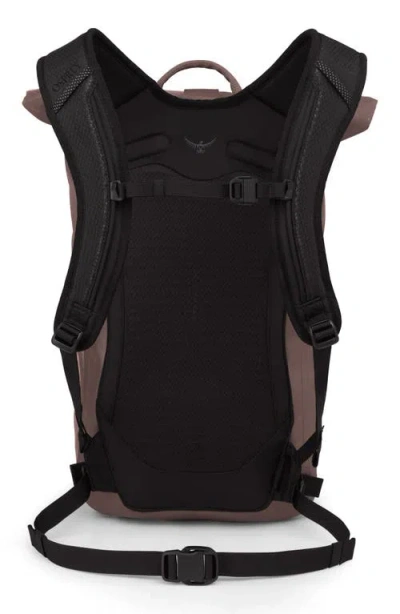 Osprey Metron Wp 25 Waterproof Roll Top Backpack In Magma Brown