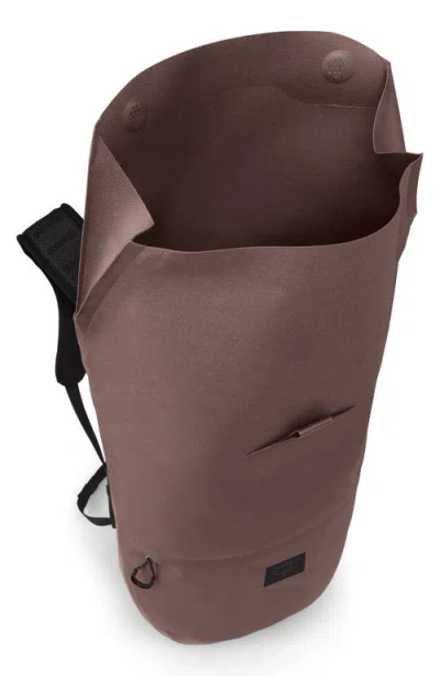 Osprey Metron Wp 25 Waterproof Roll Top Backpack In Magma Brown