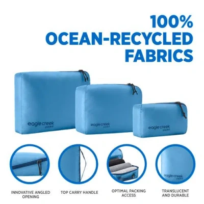 Eagle Creek Pack-it Isolate Cube Set Xs/s/m In Blue Dawn