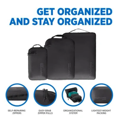 Eagle Creek Pack-it Isolate Cube Set Xs/s/m In Black