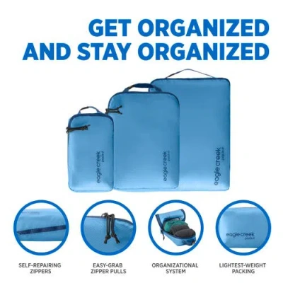 Eagle Creek Pack-it Isolate Cube Set Xs/s/m In Blue Dawn