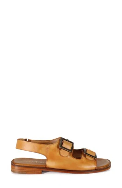 Diba True Law Less Sandals Womens Brown Leather Square Toe Slingback Gal475 In Light Brown