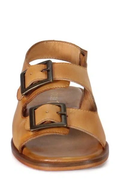 Diba True Law Less Sandals Womens Brown Leather Square Toe Slingback Gal475 In Light Brown