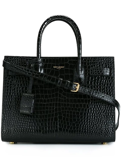 Saint Laurent Baby Sac De Jour Tote Bag In Black