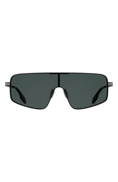 Canada Goose 58mm Gradient Modified Rectangular Shield Sunglasses In Matte Black